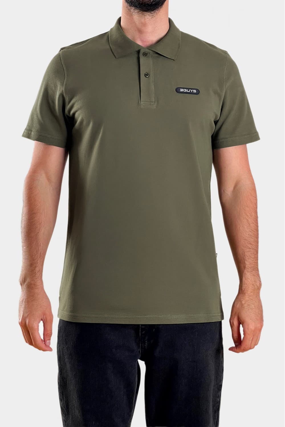 3GUYS HAROLD POLO KHAKI 5121