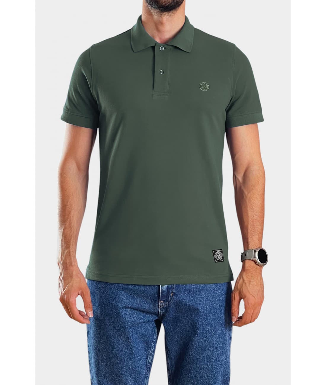 3GUYS NORDIN POLO GREEN 4972