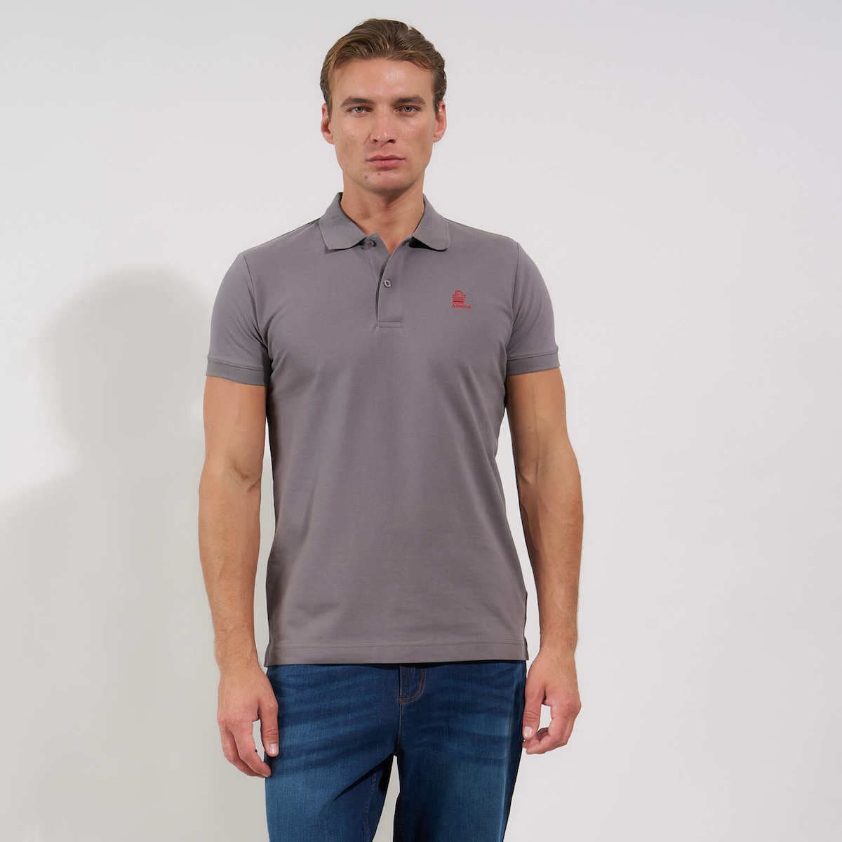 ADMIRAL POLO T-SHIRTS GRAY 112156001