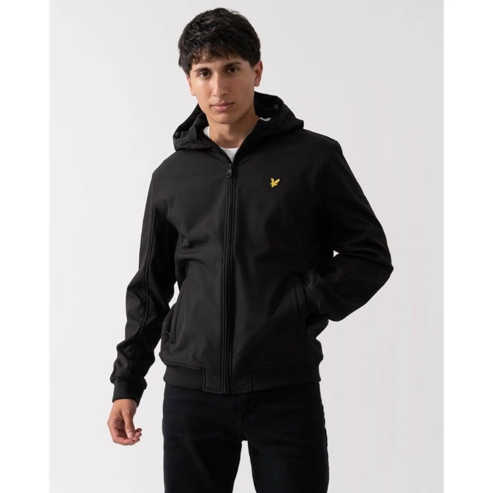 LYLE&SCOTT VINTAGE MAN FLEECE BLACK JK2110