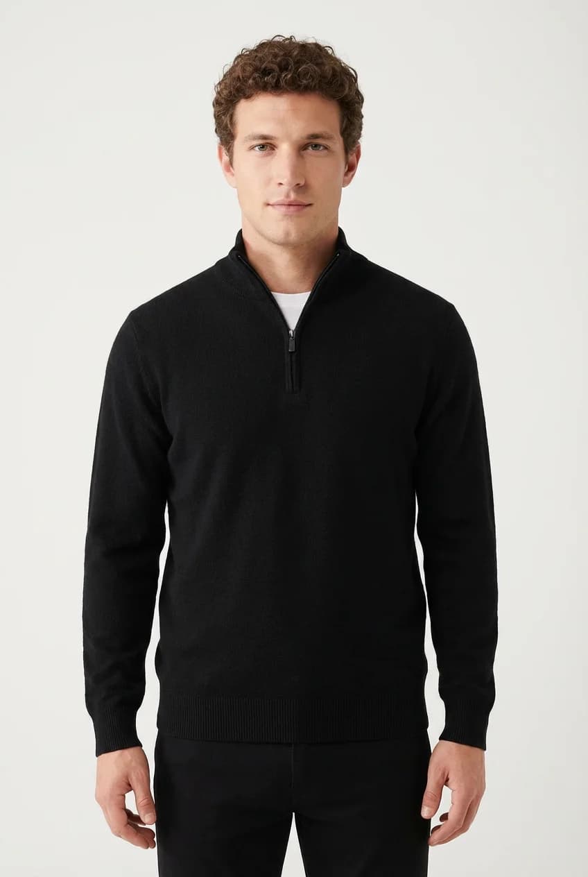 PACO&CO MEN SWEATERS 2683024 BLACK