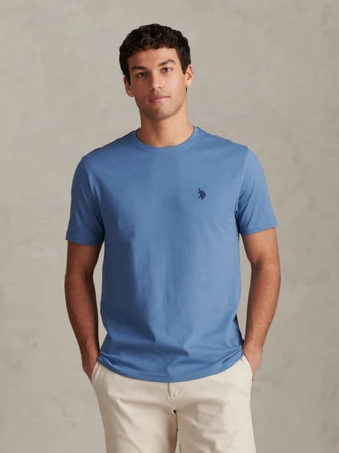 POLO ASSN SHIRT MUP3310-H62 SKY BLUE
