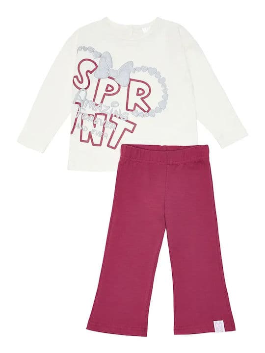 SET BABY GIRL 262-2018 WHITE